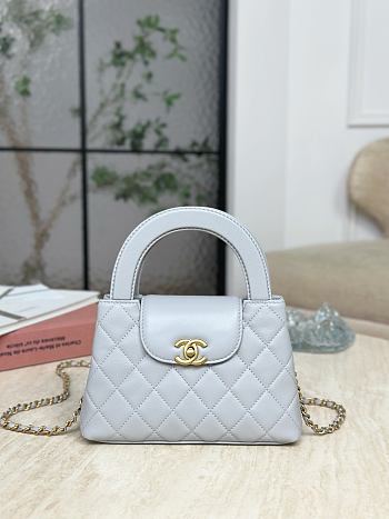 Chanel 23 Gray Kelly Bag - 13x19x7cm