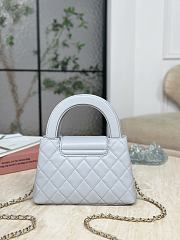 Chanel 23 Gray Kelly Bag - 13x19x7cm - 4