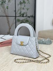 Chanel 23 Gray Kelly Bag - 13x19x7cm - 3