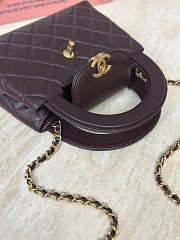 Chanel 23 Chocolate Kelly Bag - 13x19x7cm - 6