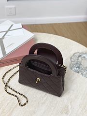 Chanel 23 Chocolate Kelly Bag - 13x19x7cm - 4