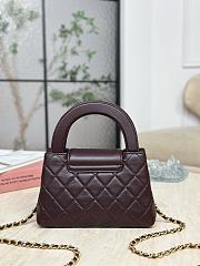 Chanel 23 Chocolate Kelly Bag - 13x19x7cm - 3