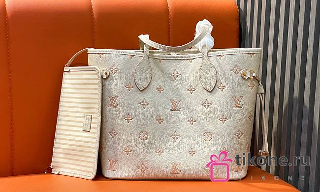 LV Neverfull MM Monogram Empreinte Leather Eden M14285 - 31x28x14cm - 1