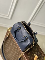 LV Speedy Bandouliere 20 Bag Monogram Empreinte Leather Navy Blue M14200 - 20.5x13.5x12cm - 5