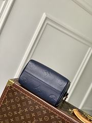 LV Speedy Bandouliere 20 Bag Monogram Empreinte Leather Navy Blue M14200 - 20.5x13.5x12cm - 4