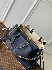 LV Bella Tote Mahina Leather Navy Blue M14316 - 32x23x13cm - 4