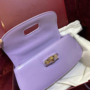 Gucci Bamboo Diva Medium Bag Purple - 26.6x13x8cm - 5