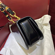 Gucci Bamboo Diva Medium Bag Black - 26.6x13x8cm - 4
