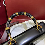 Gucci Bamboo Diva Medium Bag Black - 26.6x13x8cm - 2
