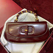 Gucci Bamboo Diva Medium Bag Red - 26.6x13x8cm - 1