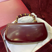 Gucci Bamboo Diva Medium Bag Red - 26.6x13x8cm - 3