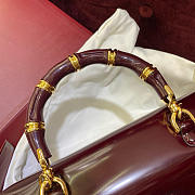 Gucci Bamboo Diva Medium Bag Red - 26.6x13x8cm - 2