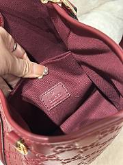 Gucci GG Emblem Small Shoulder Bag Rosso Ancora Red GG Leather - 19x18x11cm - 3