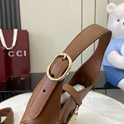 Gucci Jackie 1961 Medium Bag Brown Leather - 27.5x19x4cm - 3