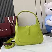 Gucci Jackie 1961 Medium Bag Green Leather - 27.5x19x4cm - 3