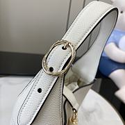 Gucci Jackie 1961 Medium Bag White Grainy Leather - 27.5x19x4cm - 6