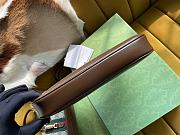 Gucci Jackie 1961 Medium Bag Beige/Ebony GG Supreme with Brown Leather - 28x19x4.5cm - 5