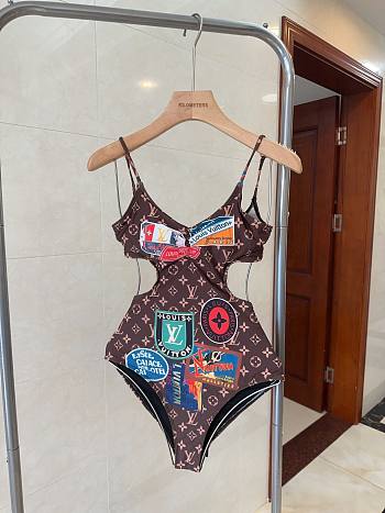 LV Bikini One Piece Swimsuit 19695