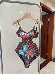LV Bikini One Piece Swimsuit 19695 - 3