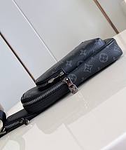LV Avenue Slingbag PM Monogram Eclipse Canvas M47137 - 16x33x5.7cm - 5