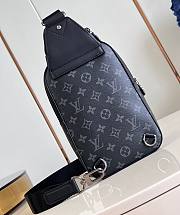 LV Avenue Slingbag PM Monogram Eclipse Canvas M47137 - 16x33x5.7cm - 4