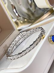 Bvlgari White Gold Serpenti Viper Bracelet with Diamonds 351844 - 4