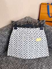 LV Blurry Monogram Mini Skirt 1AHX05 - 5