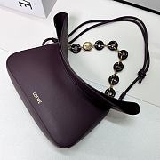 Loewe Medium Ola Bag in Smooth Calfskin Red - 26x18x13cm - 4
