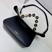 Loewe Medium Ola Bag in Smooth Calfskin Black - 26x18x13cm - 2