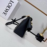 Loewe Medium Ola Bag in Smooth Calfskin Black - 26x18x13cm - 5