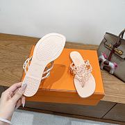 Hermes Island Sandals Rubber Beige - 2