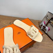 Hermes Aloha Sandal Rubber Beige - 3
