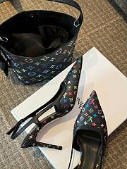 LV x TM Slingback Pump Monogram Black - 5