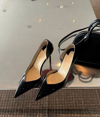 Christian Louboutin Iriza 85mm Pump Black Patent Leather 