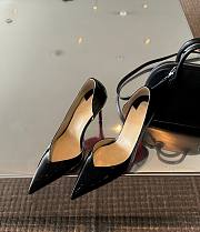 Christian Louboutin Iriza 85mm Pump Black Patent Leather  - 6