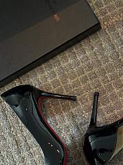 Christian Louboutin Iriza 85mm Pump Black Patent Leather  - 2