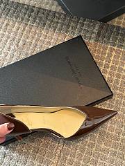 Christian Louboutin Iriza 85mm Pump Brown Patent Leather  - 2