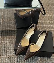 Christian Louboutin Iriza 85mm Pump Brown Patent Leather  - 5