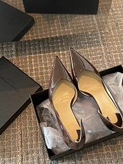 Christian Louboutin Iriza 85mm Pump Brown Patent Leather  - 3