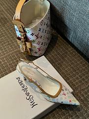 LV x TM Slingback Pump Monogram White - 5