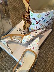 LV x TM Slingback Pump Monogram White - 3