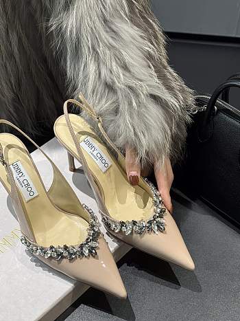 Jimmy Choo Diamond Slingback Pump Beige 8cm