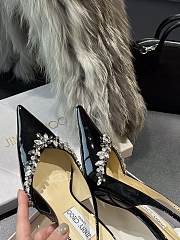 Jimmy Choo Diamond Slingback Pump Black 8cm - 6