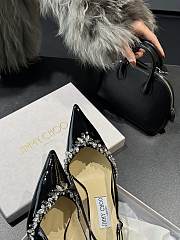 Jimmy Choo Diamond Slingback Pump Black 8cm - 5