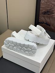 Prada Padded Nappa Leather Sandal White - 2