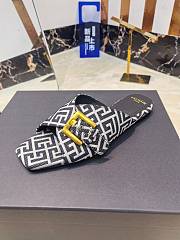 Balmain Jacquard with PB Monogram Black White - 6