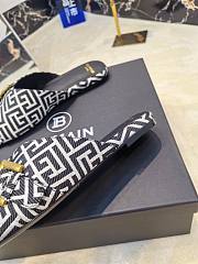Balmain Jacquard with PB Monogram Black White - 5