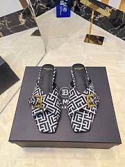 Balmain Jacquard with PB Monogram Black White - 4