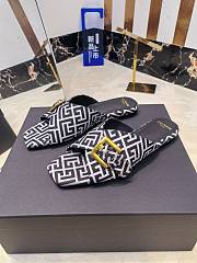 Balmain Jacquard with PB Monogram Black White - 2