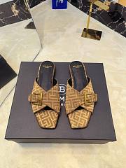 Balmain Jacquard with PB Monogram Brown - 2